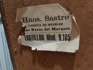 Juego de cómoda con cabecero y piecero