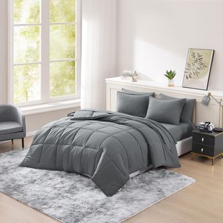 4 piezas de cama 90 tamaño individual color gris