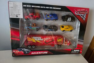 Pack cars mcqueen nuevo en caja