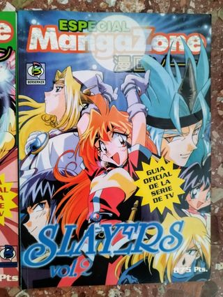Especial Mangazone Slayers I y II Anime