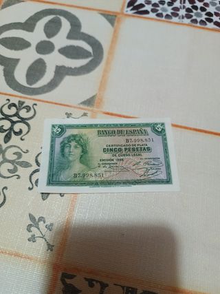 Billetes originales de España