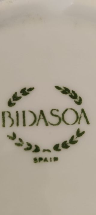5 tazas blancas porcelanas Bidasoa