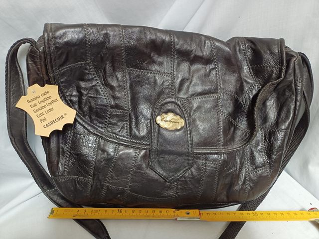 Bolso grande de piel vintage