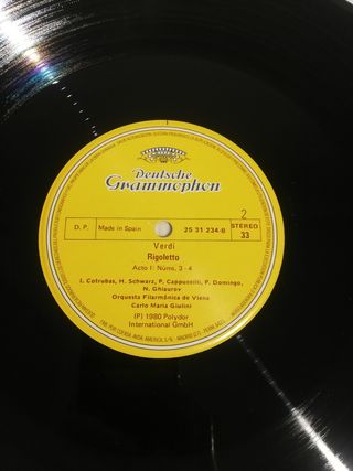3 DISCOS DE VINILO DE VERDI