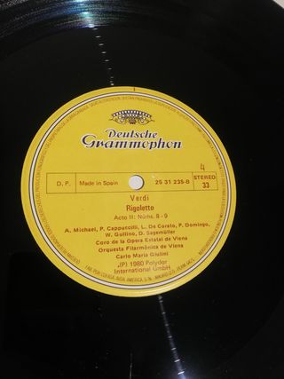 3 DISCOS DE VINILO DE VERDI