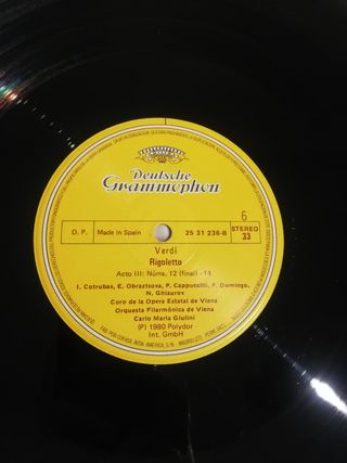 3 DISCOS DE VINILO DE VERDI