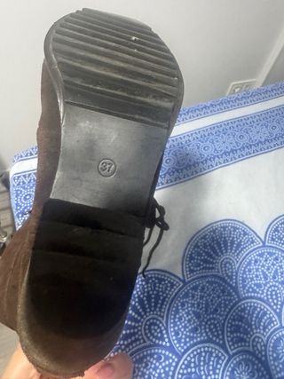 Botines de cordones