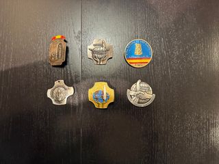Broches insignias peregrinacion militar a Lourdes
