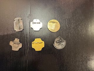 Broches insignias peregrinacion militar a Lourdes