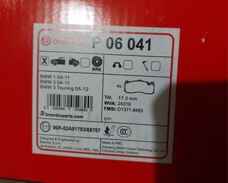 Pastillas de freno BREMBO