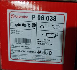 Pastillas de freno BREMBO