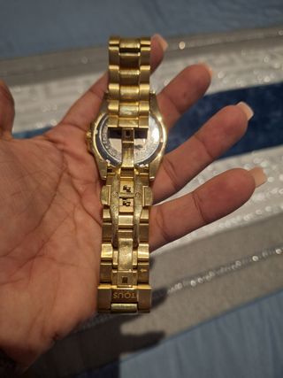 Reloj tous mujer baño de oro y nacar