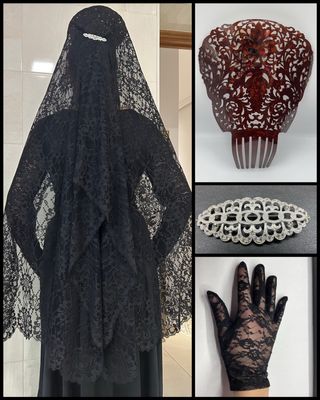 Conjunto de mantilla