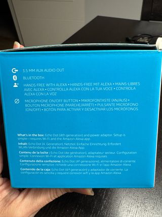 Echo Dot Alexa 4 Generatcion color Antracita