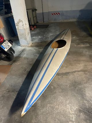 Piragua de fibra de vidrio de 4m