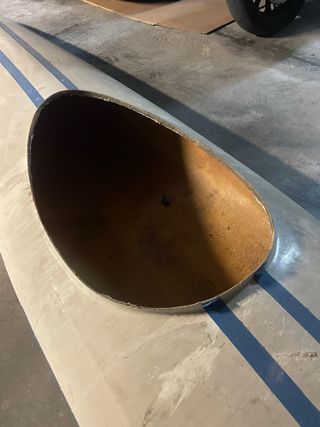 Piragua de fibra de vidrio de 4m