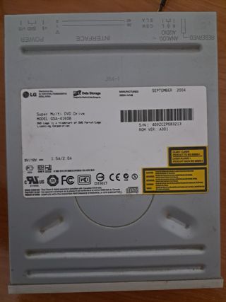DVD Grabador GSA4160B