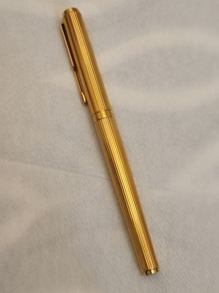 Bolígrafo Parker antiguo dorado 