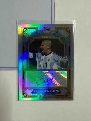 Juan Sebastian Veron Topps Auto /250