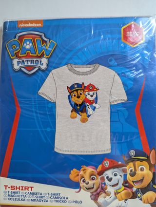 T-shirt paw patrol grigia