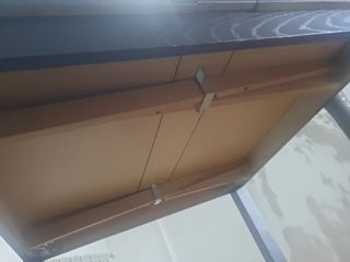 Mesa negra IKEA extensible