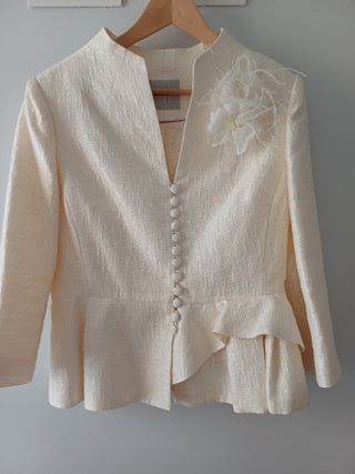 Traje ceremonia novia boda