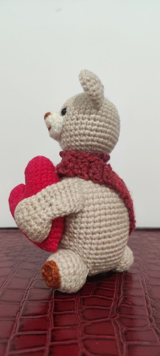 Osito de crochet_Handmade_ 12cm