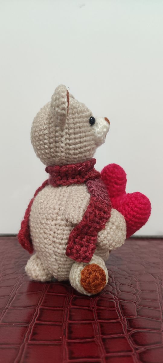 Osito de crochet_Handmade_ 12cm