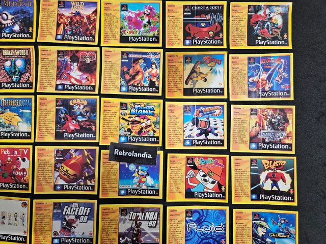 Colección cromos PlayStation Bimbocao