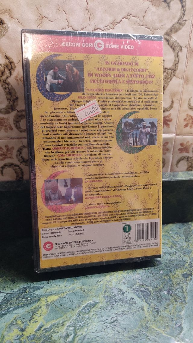 VHS Accordi e disaccordi di Woody Allen