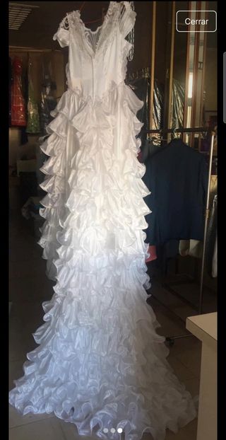 Vestido de novia.