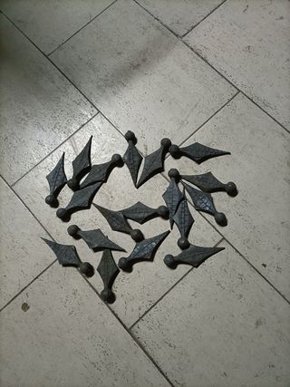 Lote puntas forja para vallado