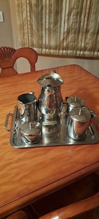 Bandeja con juego cafe