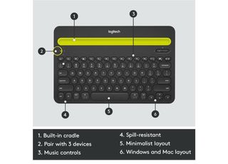 Teclado inalambrico Logitech K480