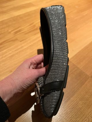 Bailarinas Michael Kors talla 38 39 plata