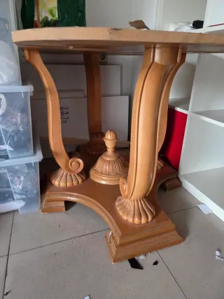 Mesa de madera maciza