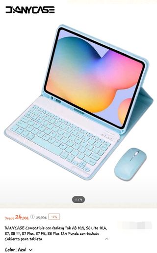 Conjunto de tablet s6 lite