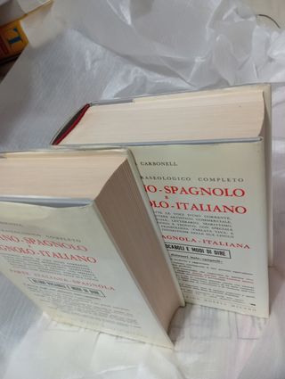 Diccionario italiano español y español italiano 