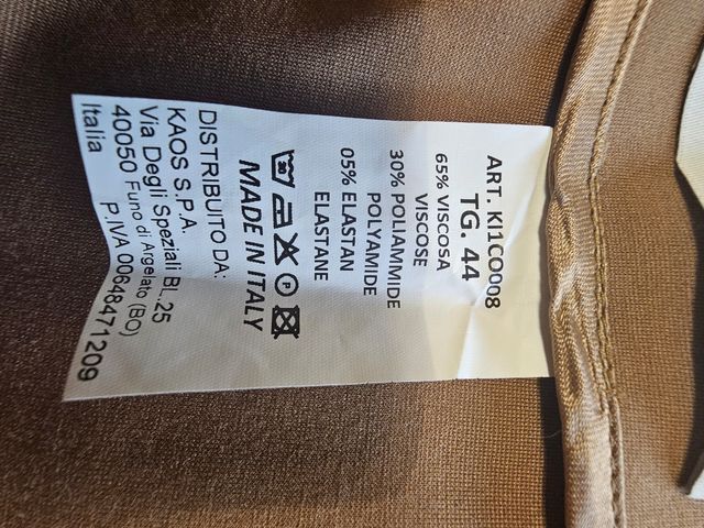 Gonna midi a tubino elasticizzata