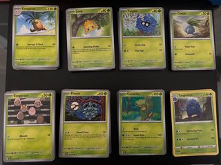 Lote de 280 cartas Pokemon sin repetir en ingles