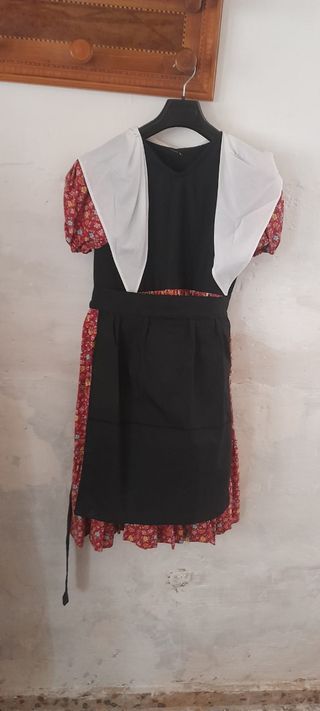 vestido de pastora o campesina