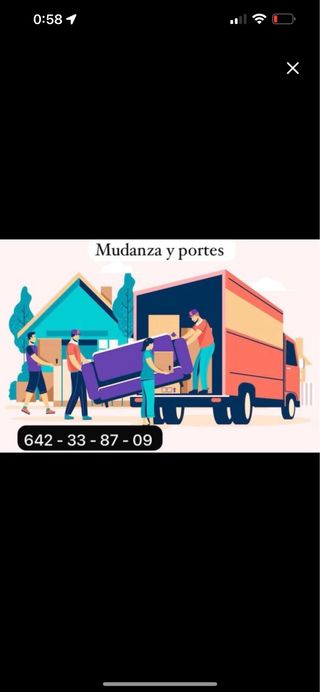 Porte y mudanza