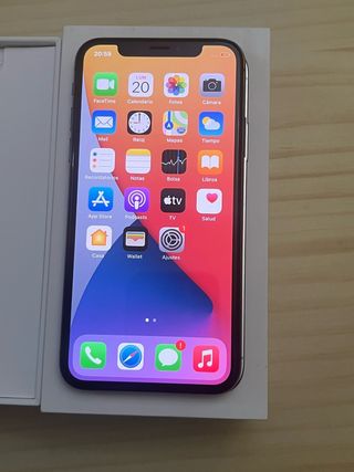 iPhone X 256GB. Libre .Gris Espacial .