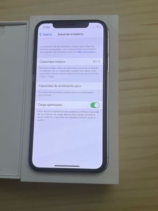 iPhone X 256GB. Libre .Gris Espacial .