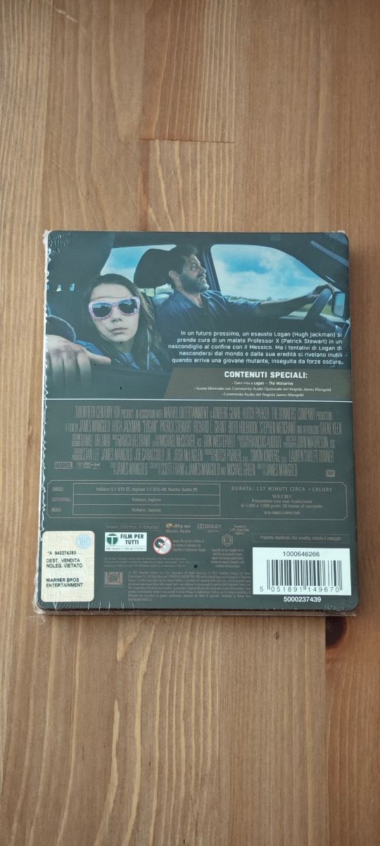 Marvel Fox Logan Wolverine steelbook