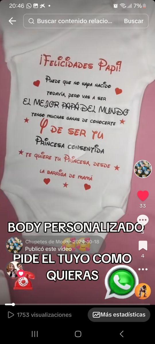Bodys personalizados