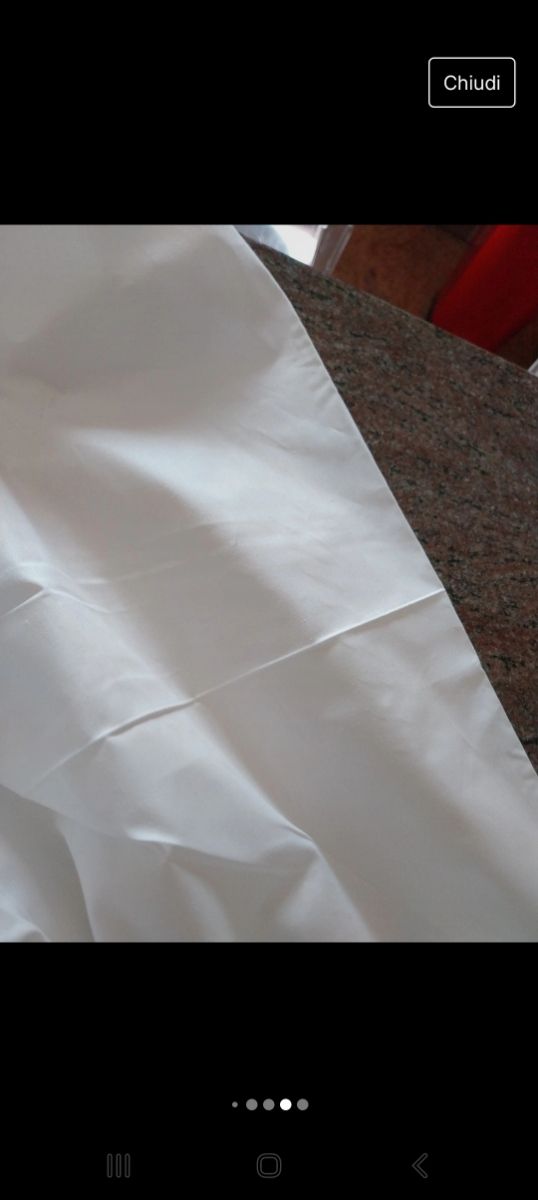 Lenzuolo saten rasatello matrimoniale nuovo