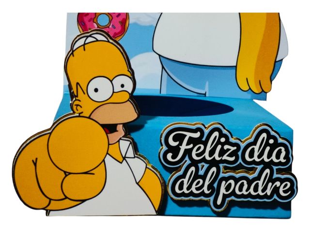 Regalo día del padre cerveza Simpson