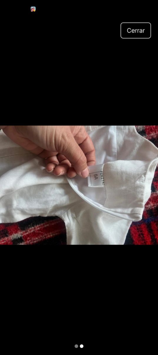 Vestido talla 5 pekitas