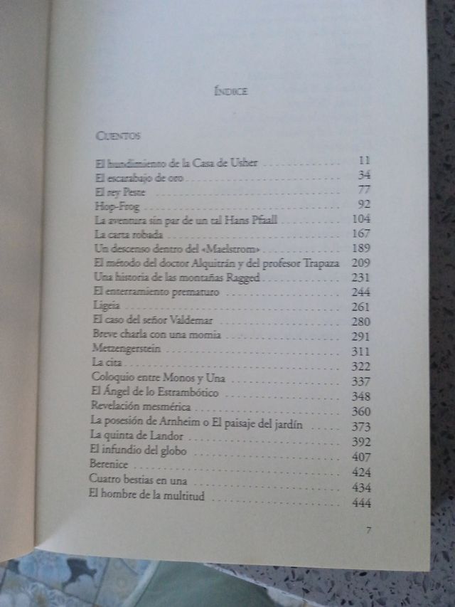 EDGAR ALLAN POE, CUENTOS